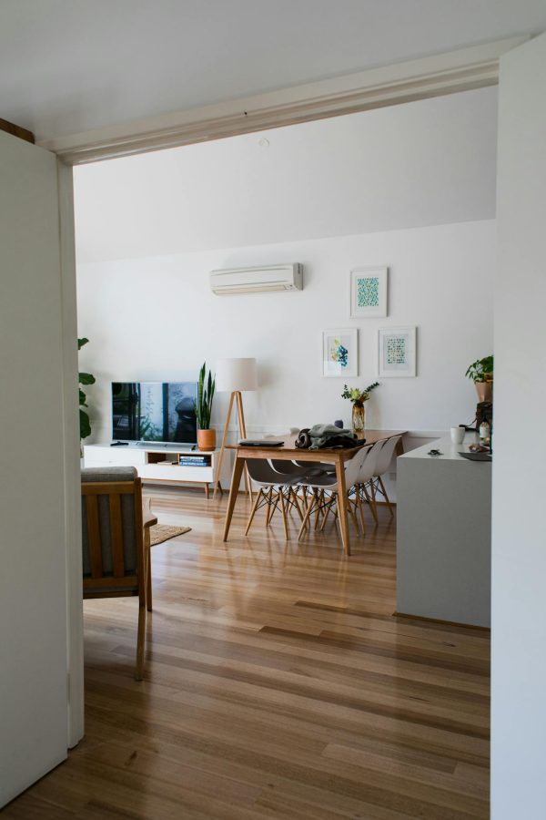 Interior of modern lounge with contemporary furniture